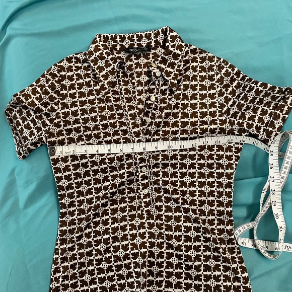 Vintage Crercione Biarritz Womens S 1/2 Button Up Vintage - Picture 9 of 10